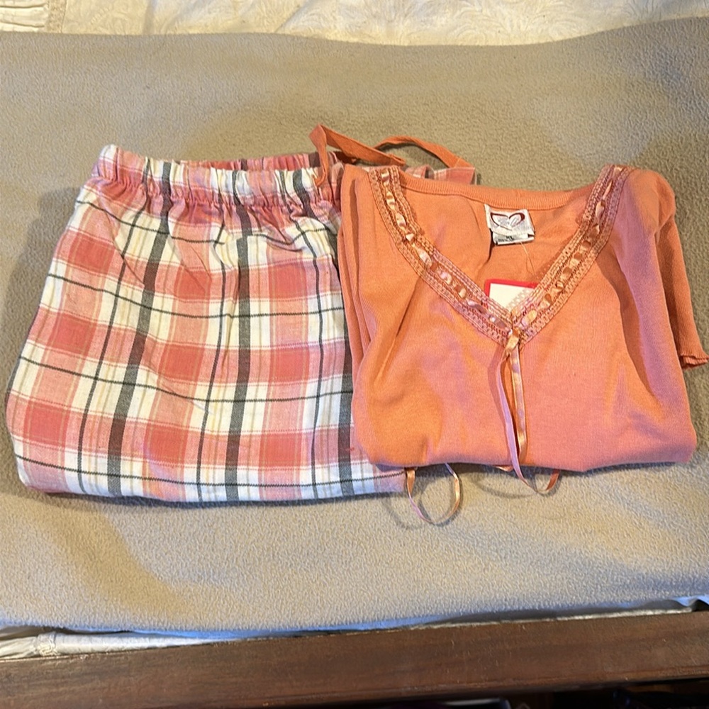 NWT Jolie Intimates 100% cotton pajama sleep set/ lounge wear.